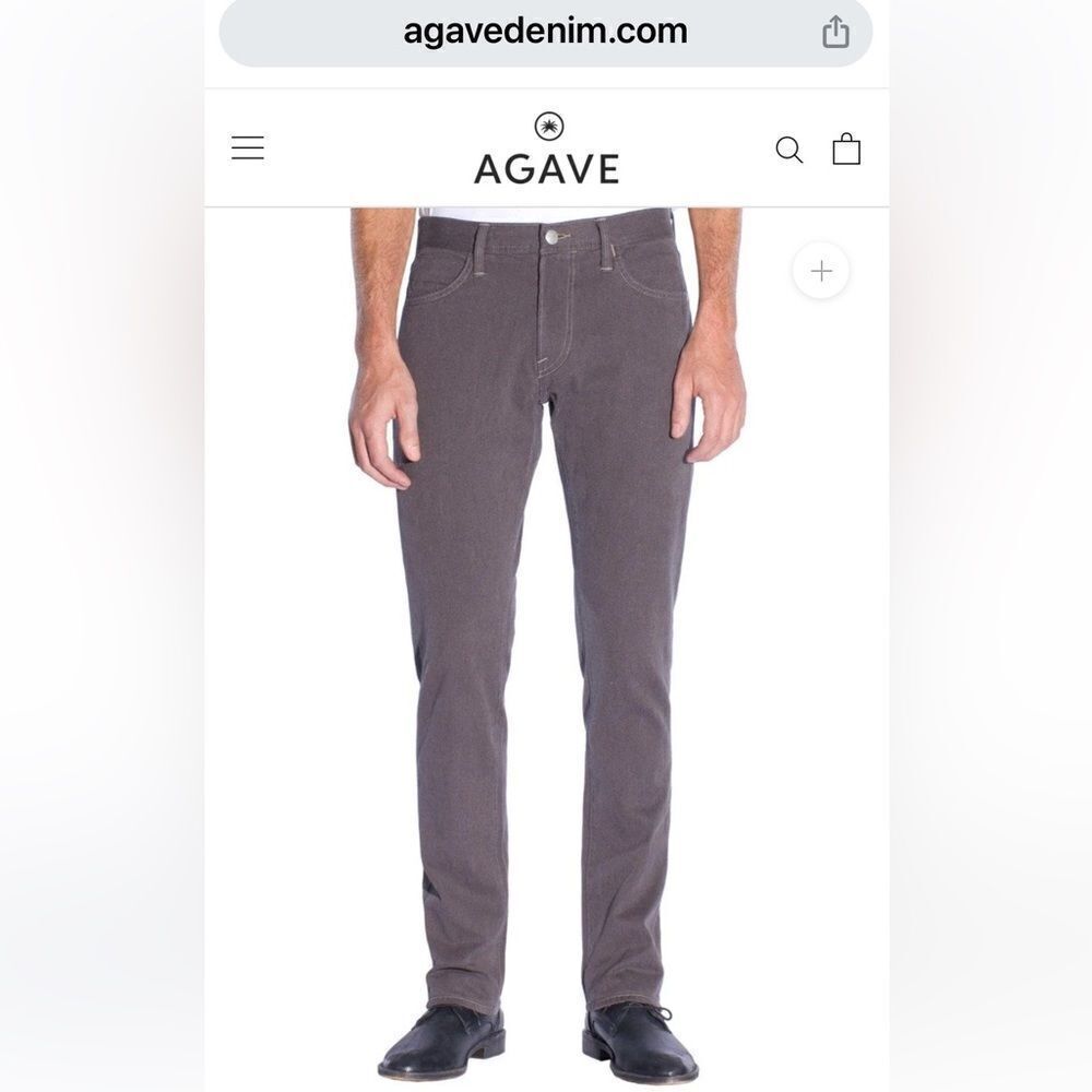 Agave Men's Straight Jeans in Gray
